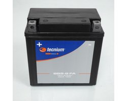 SLA-accu Tecnium voor Scooter Piaggio 125 Vespa Px 2T 2011 tot 2017 YB9-B / 12V 9.5Ah Nieuw