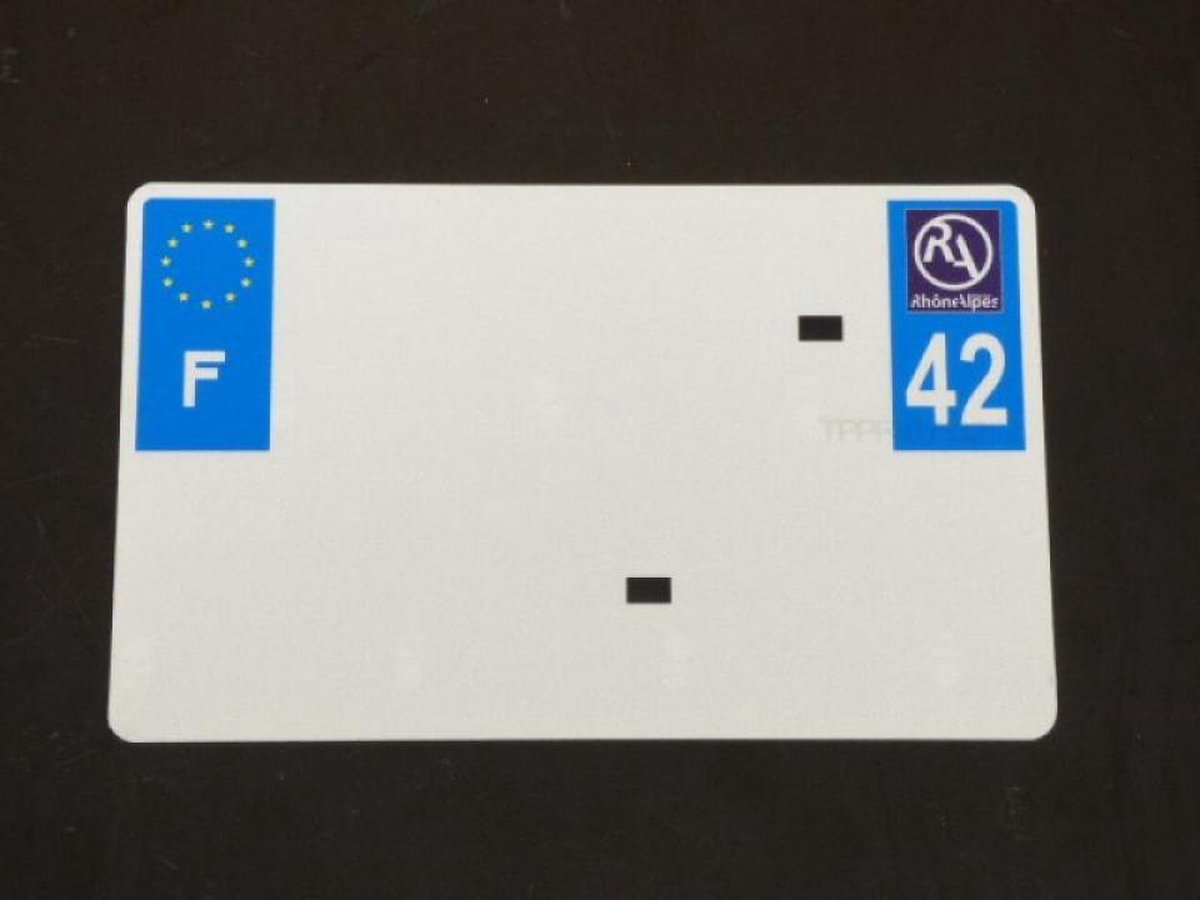 Tiflex-accessoire voor auto's, kentekenplaat 42 210 x 130 mm, nieuw