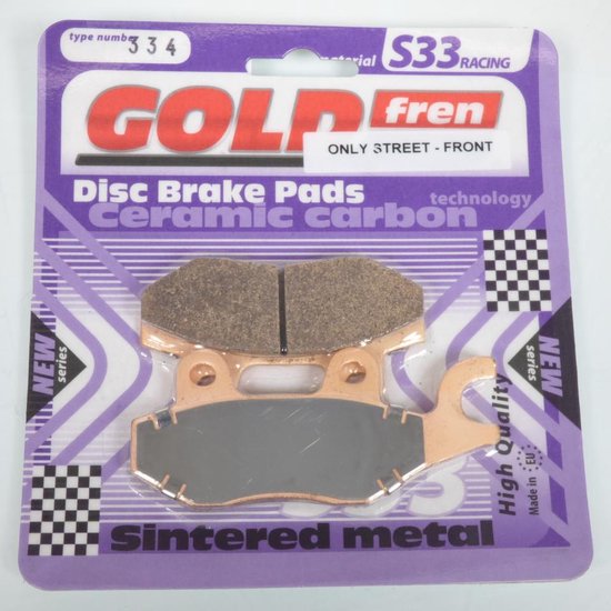Plaquette de frein Gold Fren pour Moto Husqvarna 610 TC 1992 à 1994 AV Neuf
