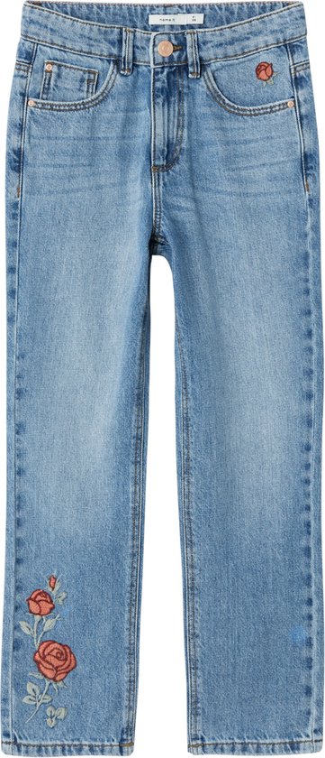 Pantalon Name it filles - bleu - NKFrose droit - taille 116