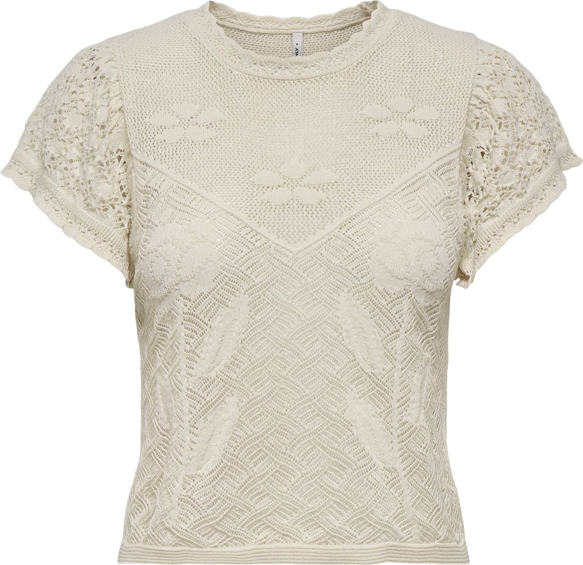 ONLY- ONLESTRALLA S/S SHORT STRUCTOP KNT NOOS - Dames - Top