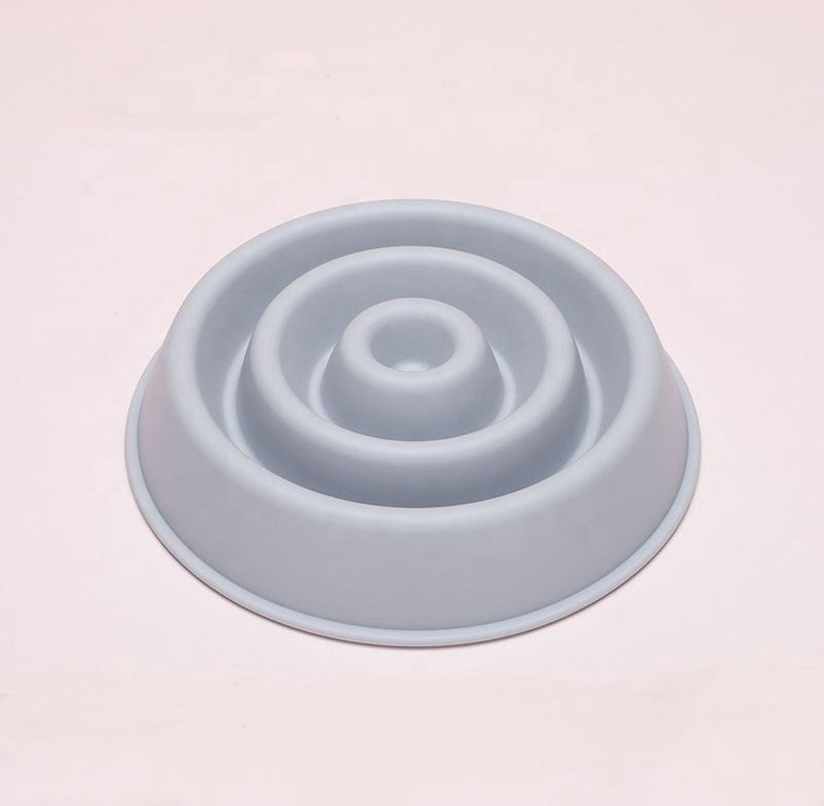 Titel: Anti-Schrok Slow Feeder Voerbak voor Honden – Antislip, Duurzaam Silicone, Blauw