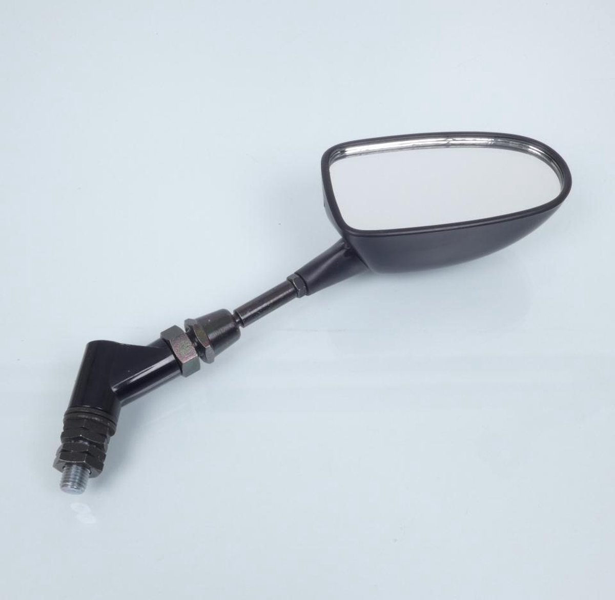 Rétroviseur droit Mad Formula 2000 noir M10 Pas 125 inversé pour moto Neuf
