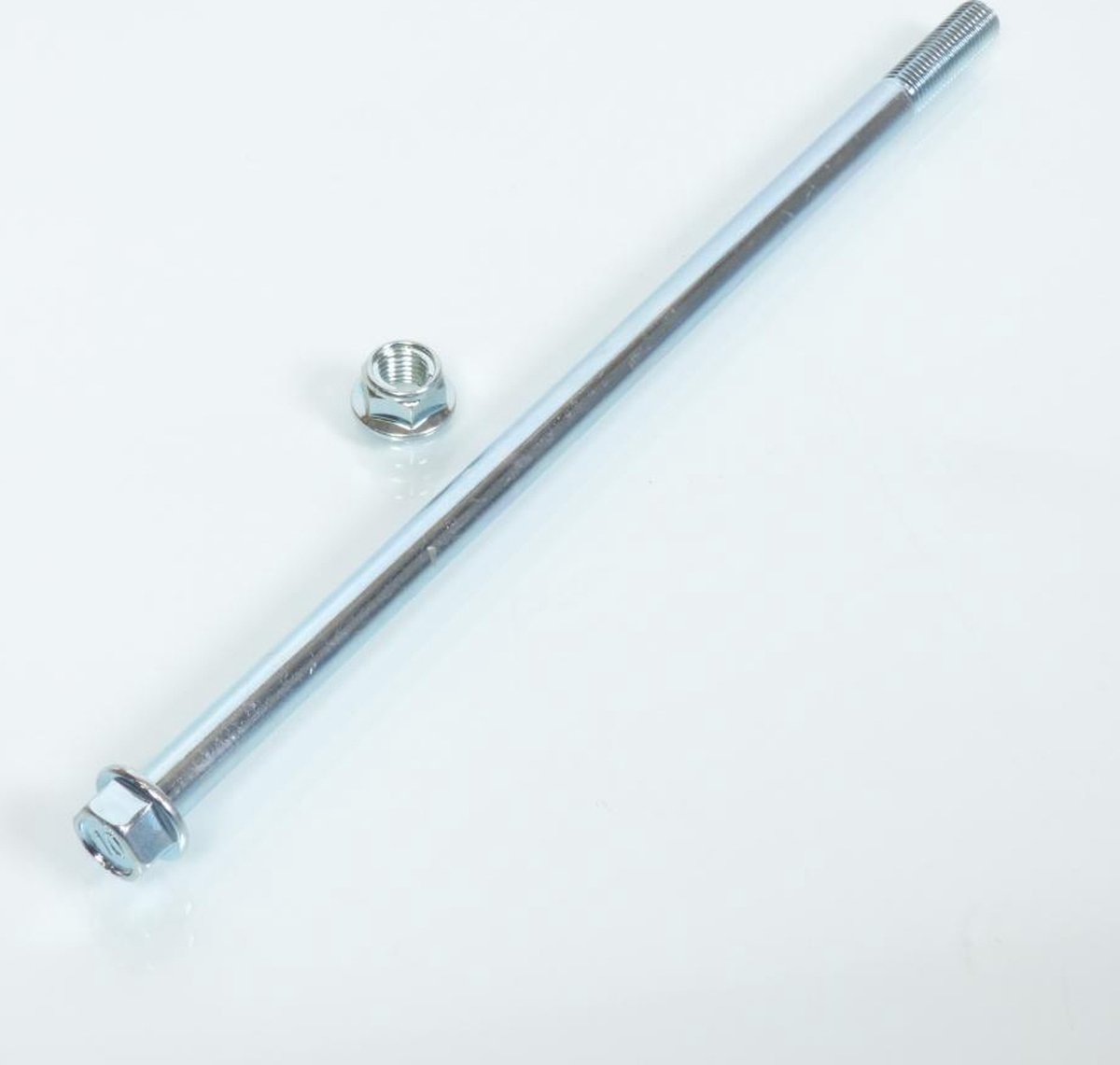 Teknix-voorwielas voor MBK 50 Nitro-scooter, bouwjaar 2002 t/m 2012, lengte 245 mm, diameter 10 mm, nieuw