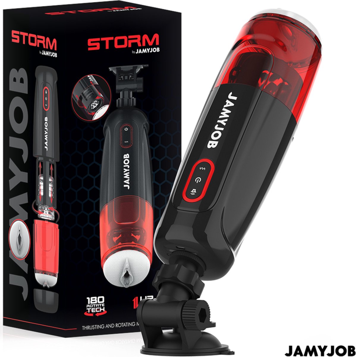 JAMYJOB - CYCLONE AUTOMATISCHE VAGINA MASTURBATOR 10 ZUIG- EN STUWSTANDEN | MASTURBATOR | MASTURBATOR VOOR MANNEN | SEX TOYS VOOR MANNEN | SEKSSPEELTJES VOOR MANNEN | MANNEN MASTURBATOR