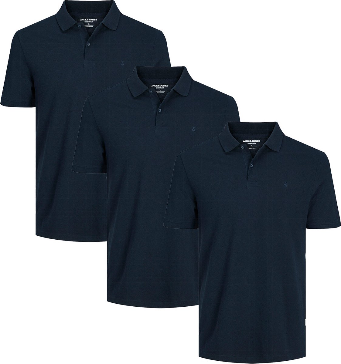 Jack & Jones Heren poloshirt 3 pack Basic