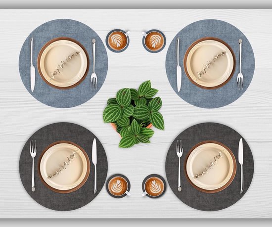 Lot De 4 Serviettes De Table En Coton Rouge Imprimé Olia 40 X 40 Cm