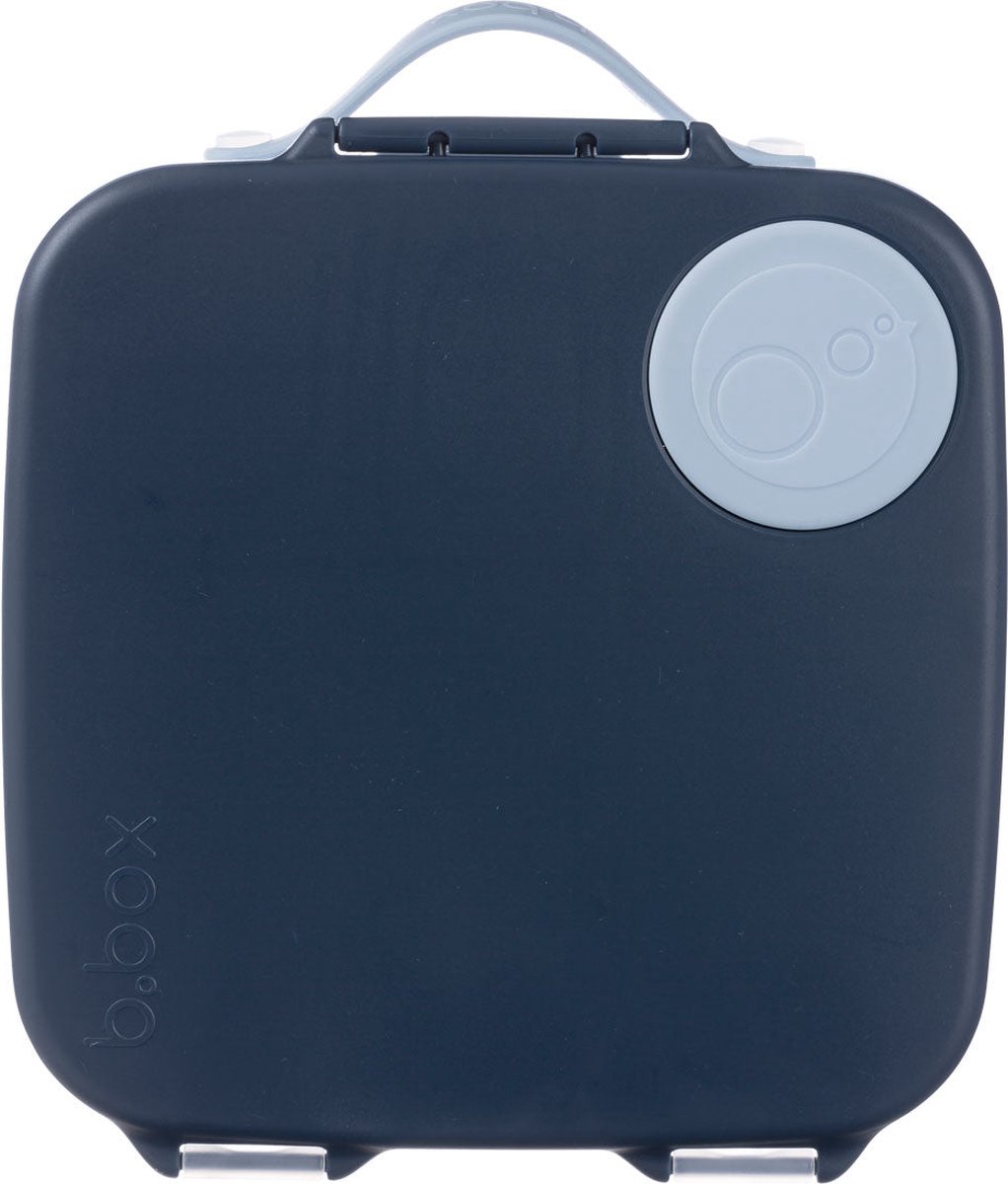 Goedkoopste b.box Lunchbox | Jumbo Bentobox met 4 Vakken (2 Lekvrij), Afneembare Scheidingswand, Gelkoelelement | Ideaal voor School | Vanaf 3 | Inhoud 2L