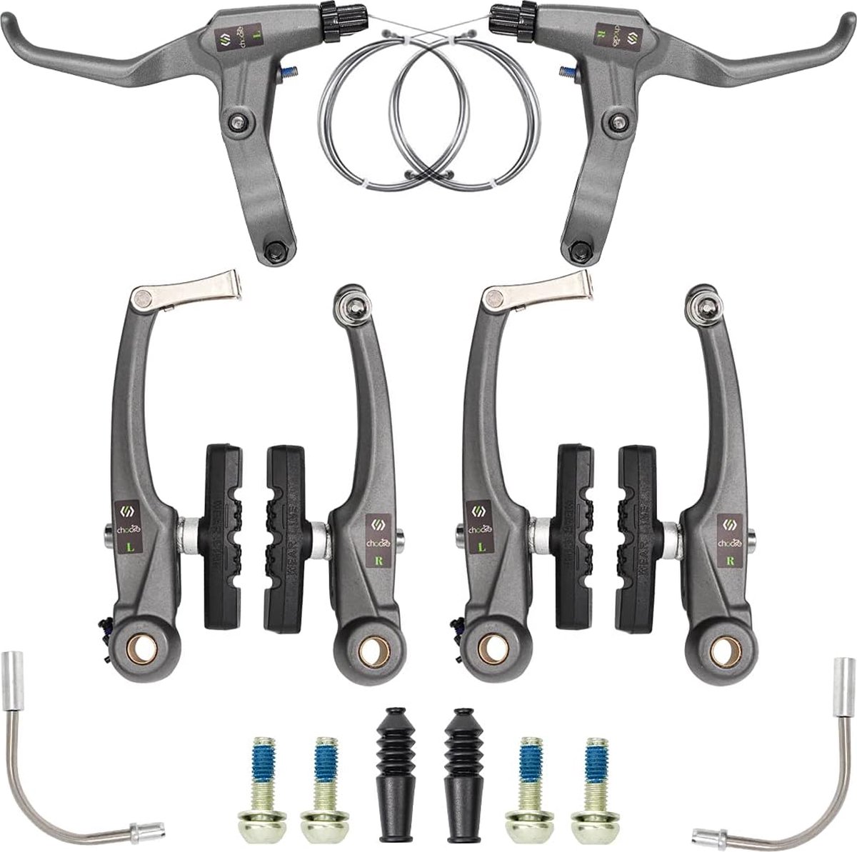 Fiets V-rem set voor achter V-rem voor Shimano
