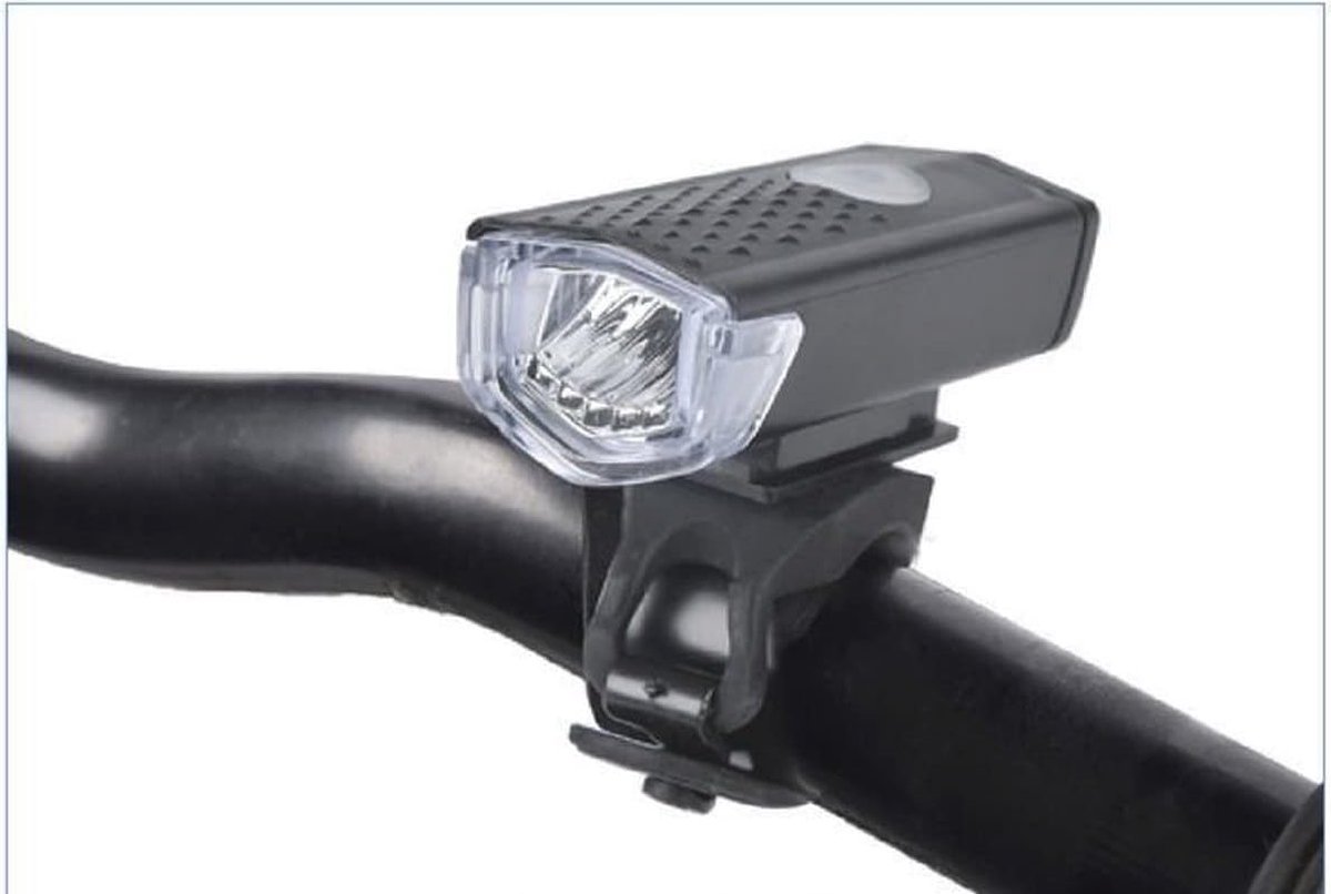 Waterdichte oplaadbare fietslamp 400 lumen - Superheldere USB voorlamp voor fietsen