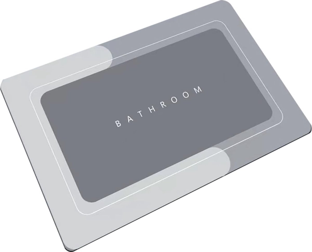 Antislip Badmat - Wasbare, Super Absorberend en Sneldrogend 40 x 60 cm - Veilig voor Badkamer