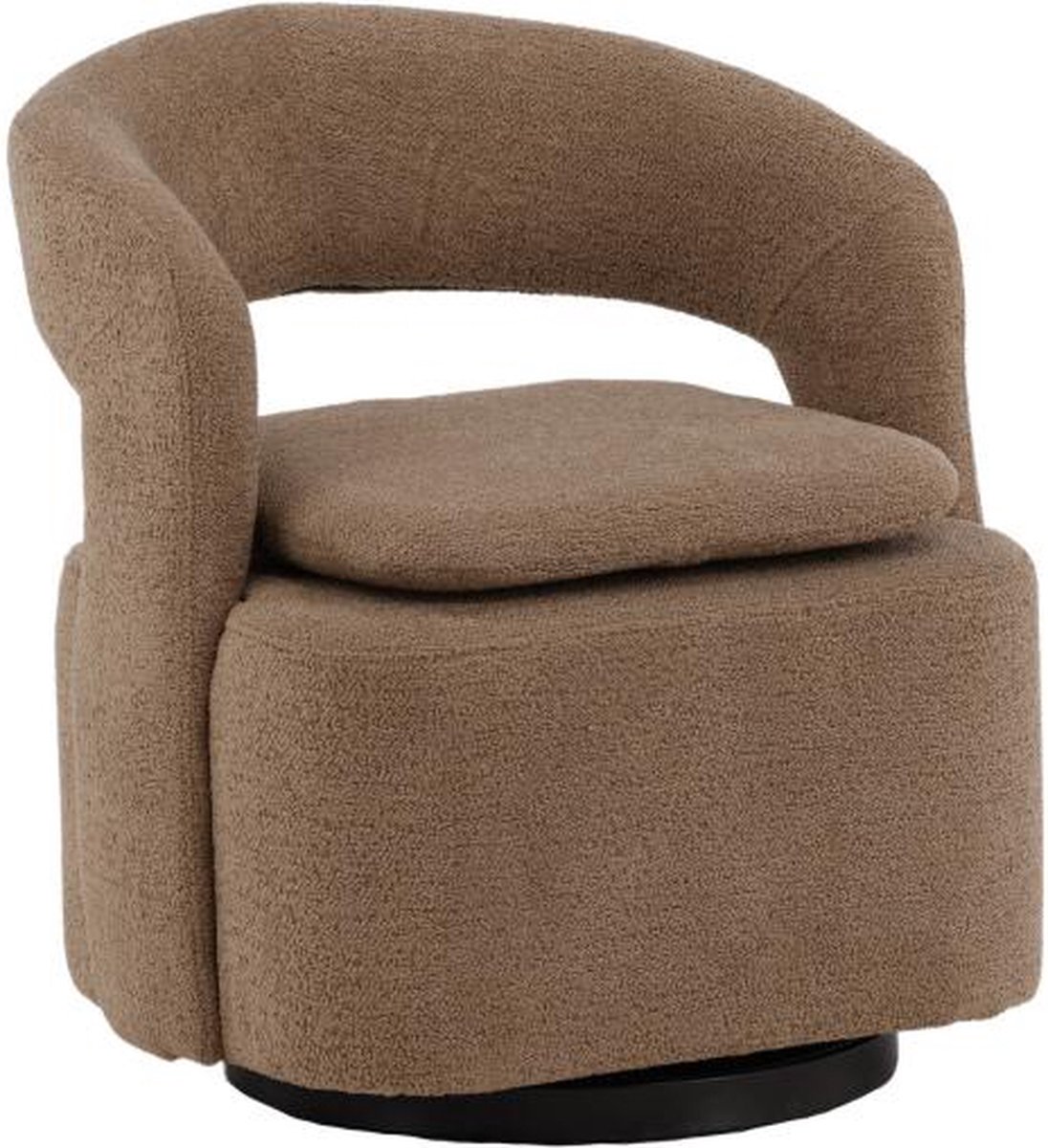 Svea - Teno draaibare fauteuil - boucle - beige