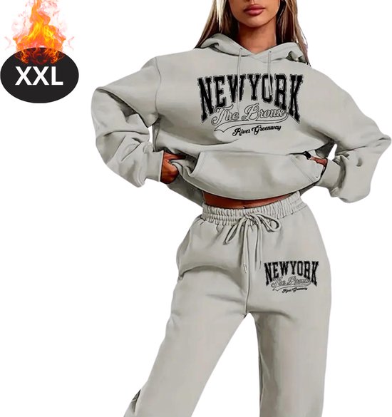 Setje met sweater joggingbroek 'Avengers' 'Marvel' - 2-delig - WIT - - 18.00