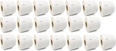 Label Tape Geschikt voor Dymo 99014 | 101 x 54 mm | S0722430 - Wit 220 labels per Rol - 20 stuks - Geschikt voor: 310 320 330 400 400 Turbo 400 Duo 450 450 Turbo 450 Twin Turbo 450 Duo 4XL Wireless