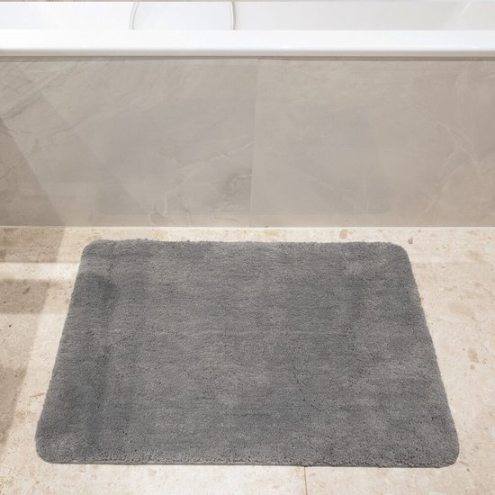 Sealskin Cosima - Badmat 60x90 cm - 100% Polyester recyclé - Grijs