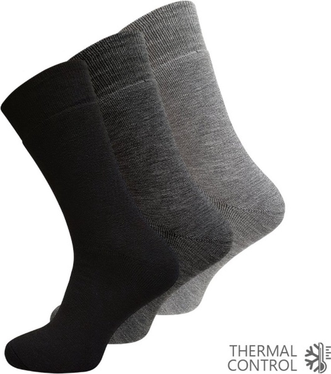 werksokken heren 39 42 - thermo sokken - badstof - 3 paar