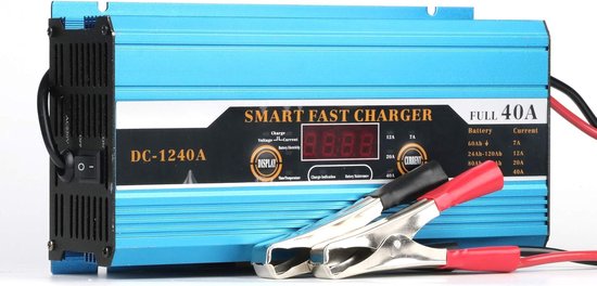 Automatische Acculader voor Voertuigen - 12V / 24V - 10A - Reparatiefunctie