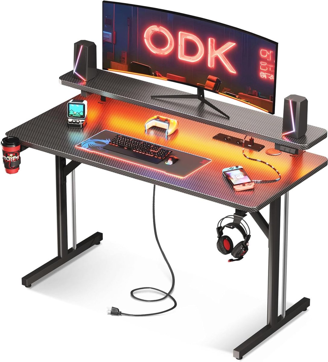Eethoek 5-delig met Tafel en 4 Stoelen - Ruimtebesparende Set voor Keuken en Eetkamer - Zwart
