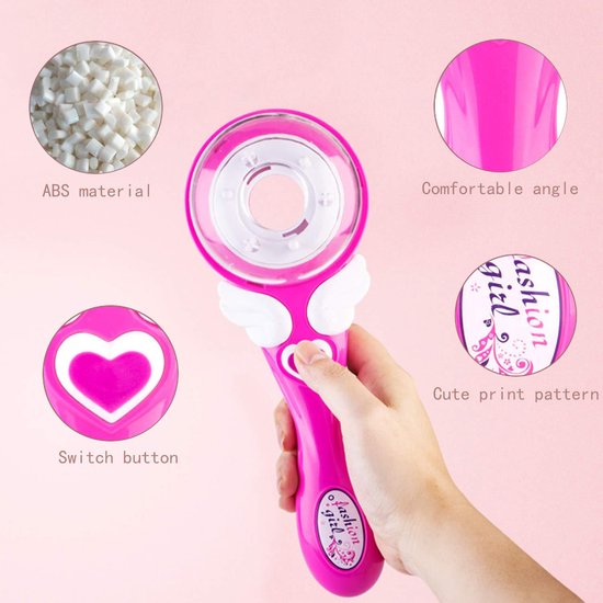 Haar Bedazzler Kit, Mein HERZ Haarvlechtmachine voor Meisjes Automatische Haarvlechter Glitzersteen Haarvlechter Machine Kinder Haarstyling-Tool met Diamant