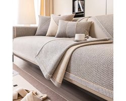 E-Shop4u® - Bankhoezen - D-Luxe Bankhoes - 70x70cm - Grijs