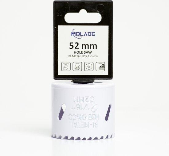 Scie Cloche 52mm BI-METAL HSS-E Co8%