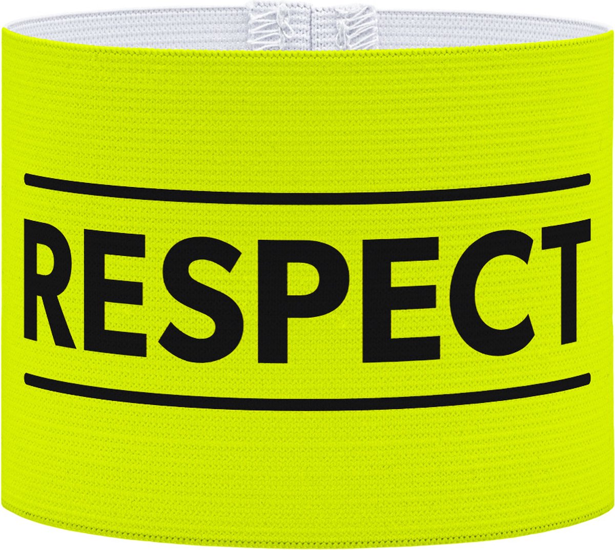 Aanvoerdersband - Respect geel - Senior