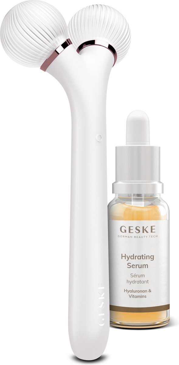 Goedkoopste GESKE | SmartAppGuided™ Sonic Facial Roller | 4 in 1 | gratis cosmetica