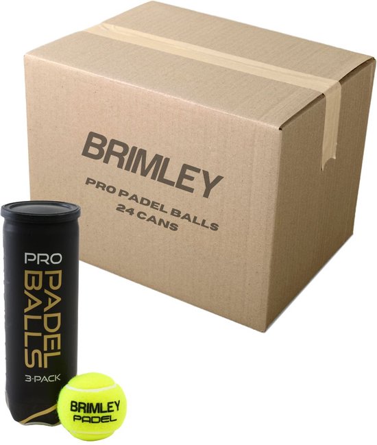Brimley PRO Padelballen - 72 ballen (24 kokers)
