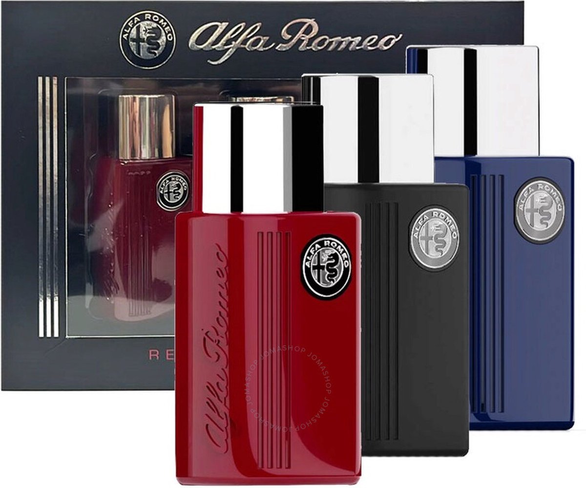 Alfa Romeo 3 pack EDT á 40 ml - Black, Blue & Red