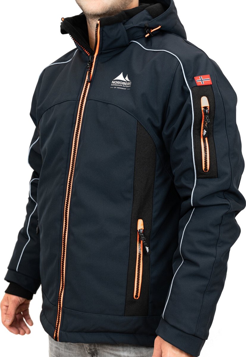 Nordberg OLE Winterjas - Heren - Softshell - Blauw - Maat M — cadeau in Cadeau-ideeën - foto 6