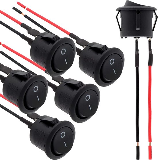 Granit Tuimelschakelaar Betastend - 50700107 | Inbouw-: 12 Mm Belastbaarheid Max 12 V 16 Belastbaarheid Max 24 V 8