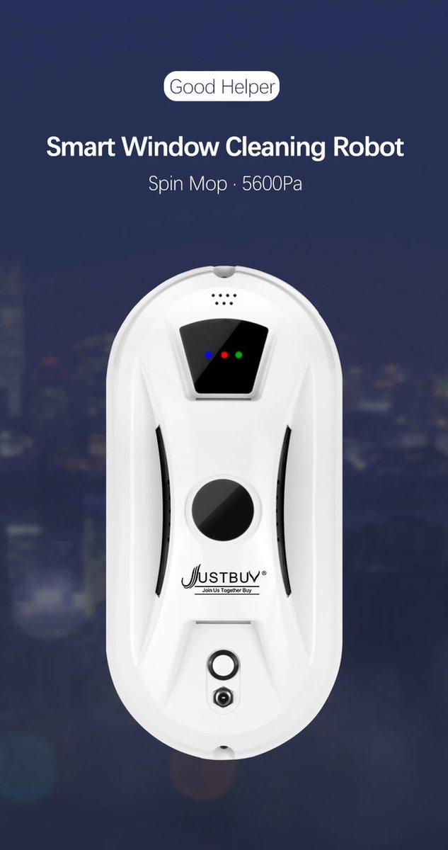 Goedkoopste Amalee - Elektrische window cleaner - Schoonmaken van glazen deuren, grote spiegels en ramen - Met afstandbediening