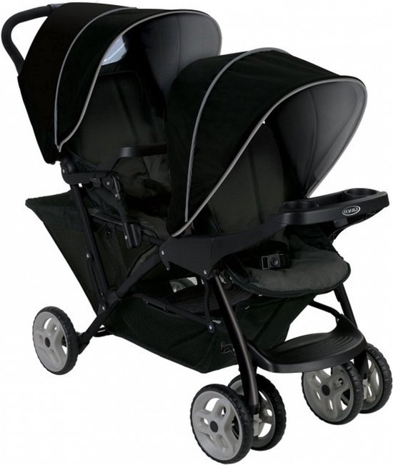 Graco Stadium Duo Buggy - Black / Grey