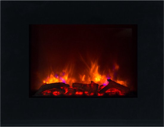 Manor House Dex Elektrische Kachel Hanghaard - Realistische 3D LED Vlammen - Inclusief Afstandsbediening