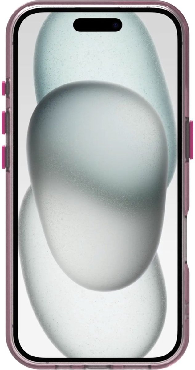 Mobigear Hoesje geschikt voor Apple iPhone 16 Plus Telefoonhoesje Hardcase | Mobigear Crystal Backcover | iPhone 16 Plus Case | Back Cover - Rood