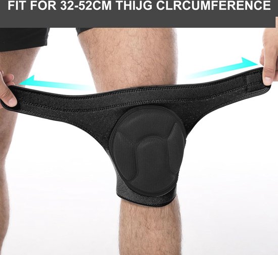 TPZORJX 1 stuk sport kniebeschermers voor dans en volleybal, 20 mm dik
