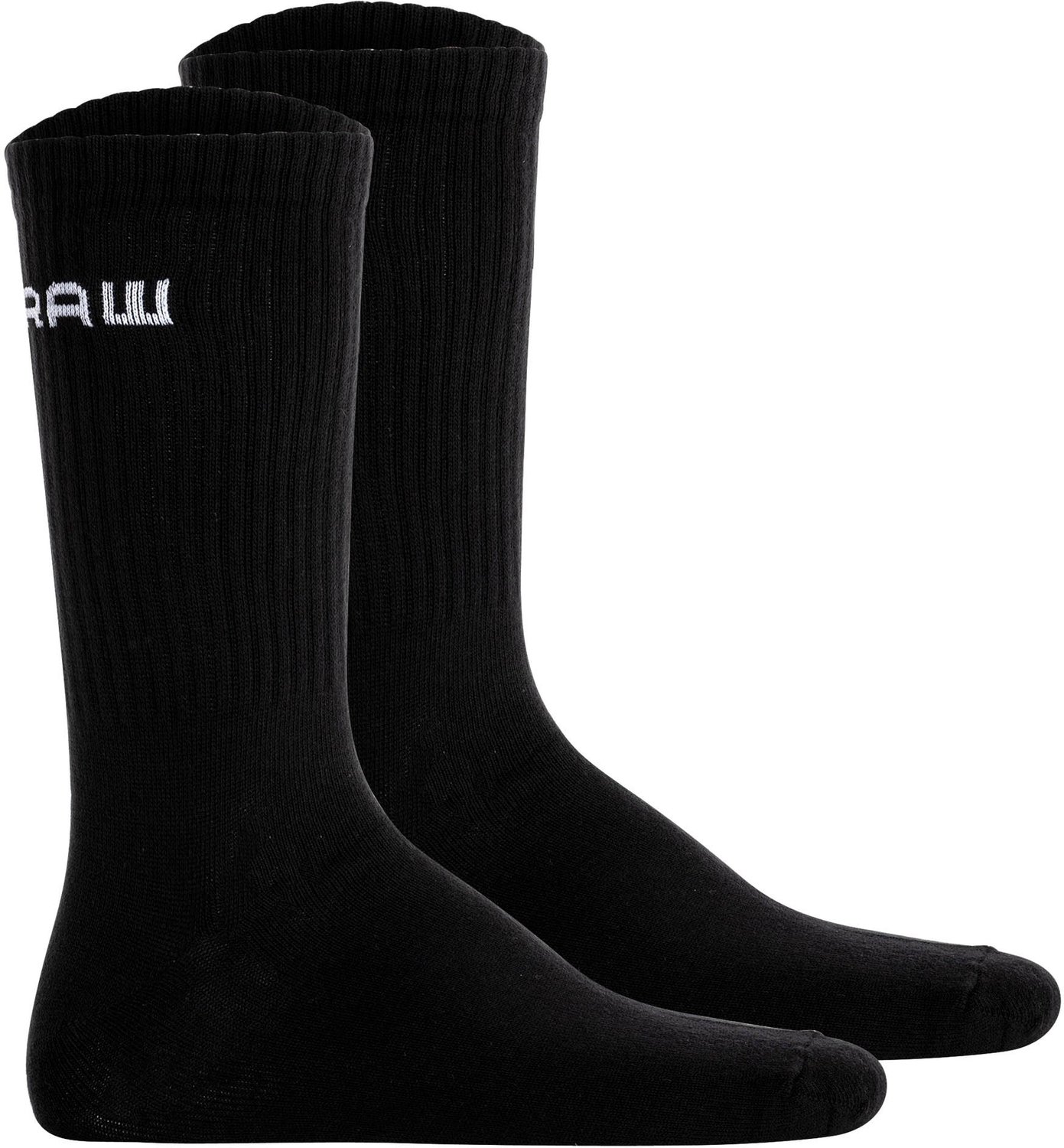 Merkloze Sportsokken Heren 2-Pack Zwart