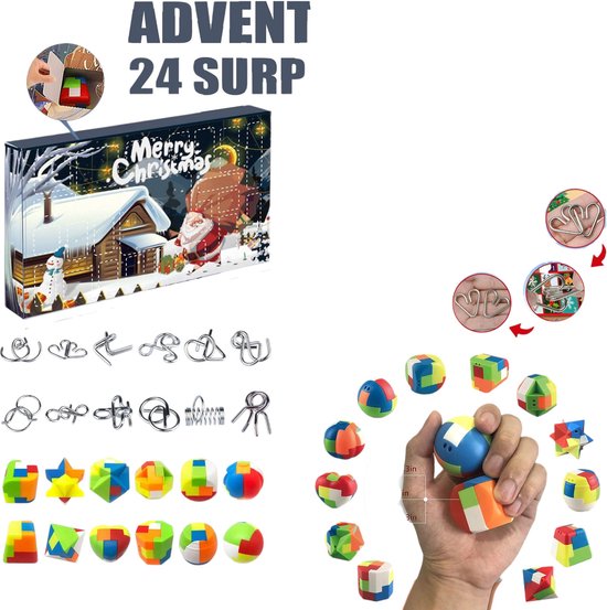 Christmas Advent Calender Puzzle™ | Speciale december puzzel met 1000 puzzelstukjes
