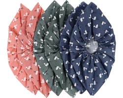 Schoenhoesjes - 6 paar - Overschoenen - Schoenovertrek - Schoenbeschermers - Huishoudlinnen schoenenhoezen - Dikke schoenenhoezen voor thuis - Schoenenbeschermhoezen - roze, groen en blauw - 27cm - anti slip - Wasbaar - herbruikbare - Recyclebare