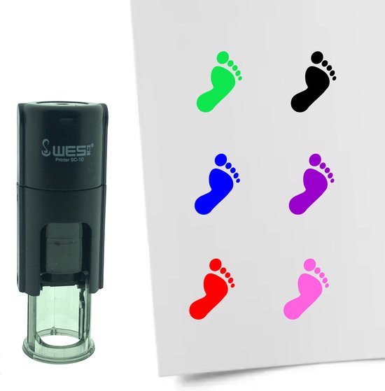 Pied de tampon CombiCraft rond 10 mm - encre verte