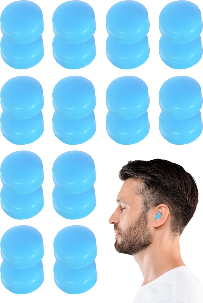 Goedkoopste Alyze Earplugs - 12 paar Siliconen Oordoppen - Slapen - Festival partyplug - Loop - Plugs - Anti Snurk - Snurken - Gehoorbescherming - Sleep - Oordopjes - Incl. opbergdoosje