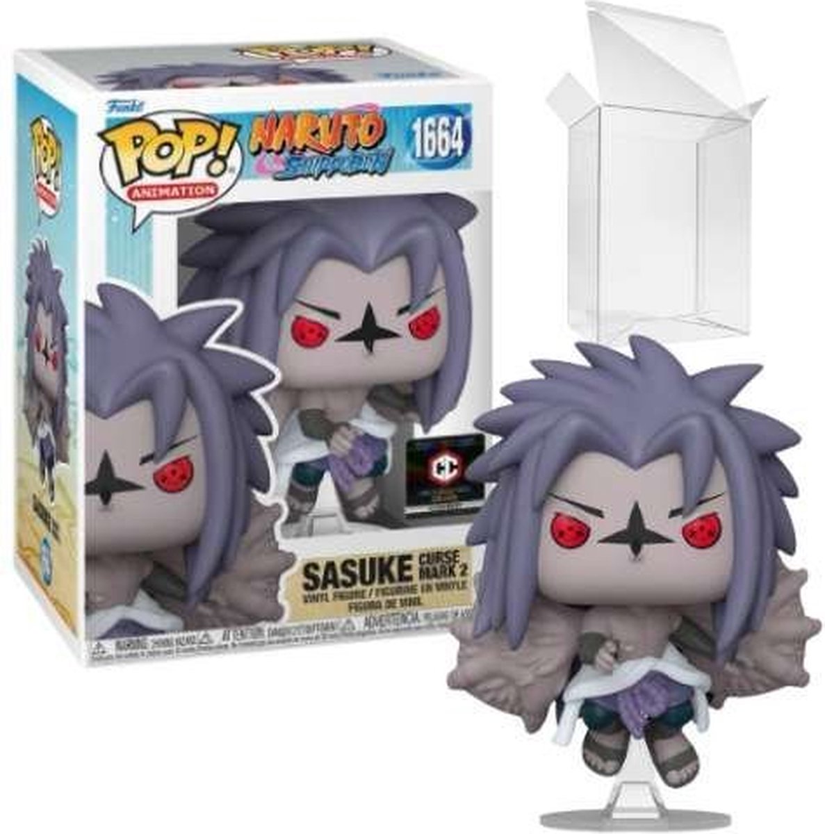 Funko POP! Animation: Naruto - Sasuke (Curse Mark 2) #1664 CC Exclusive