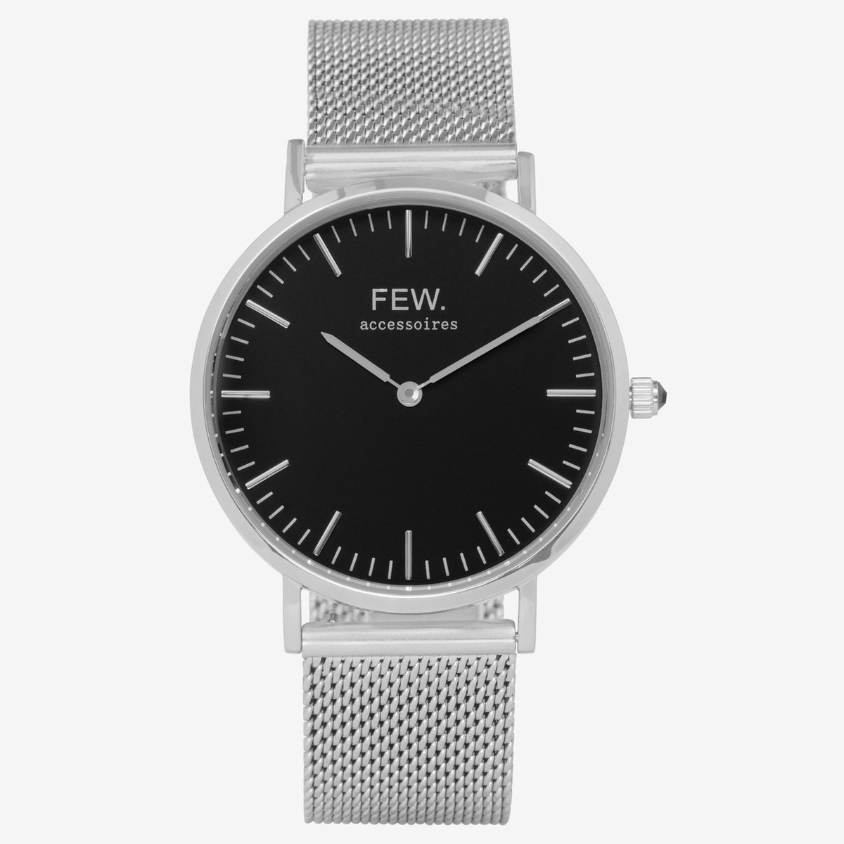 Bellezza Grande Black Silver Mesh