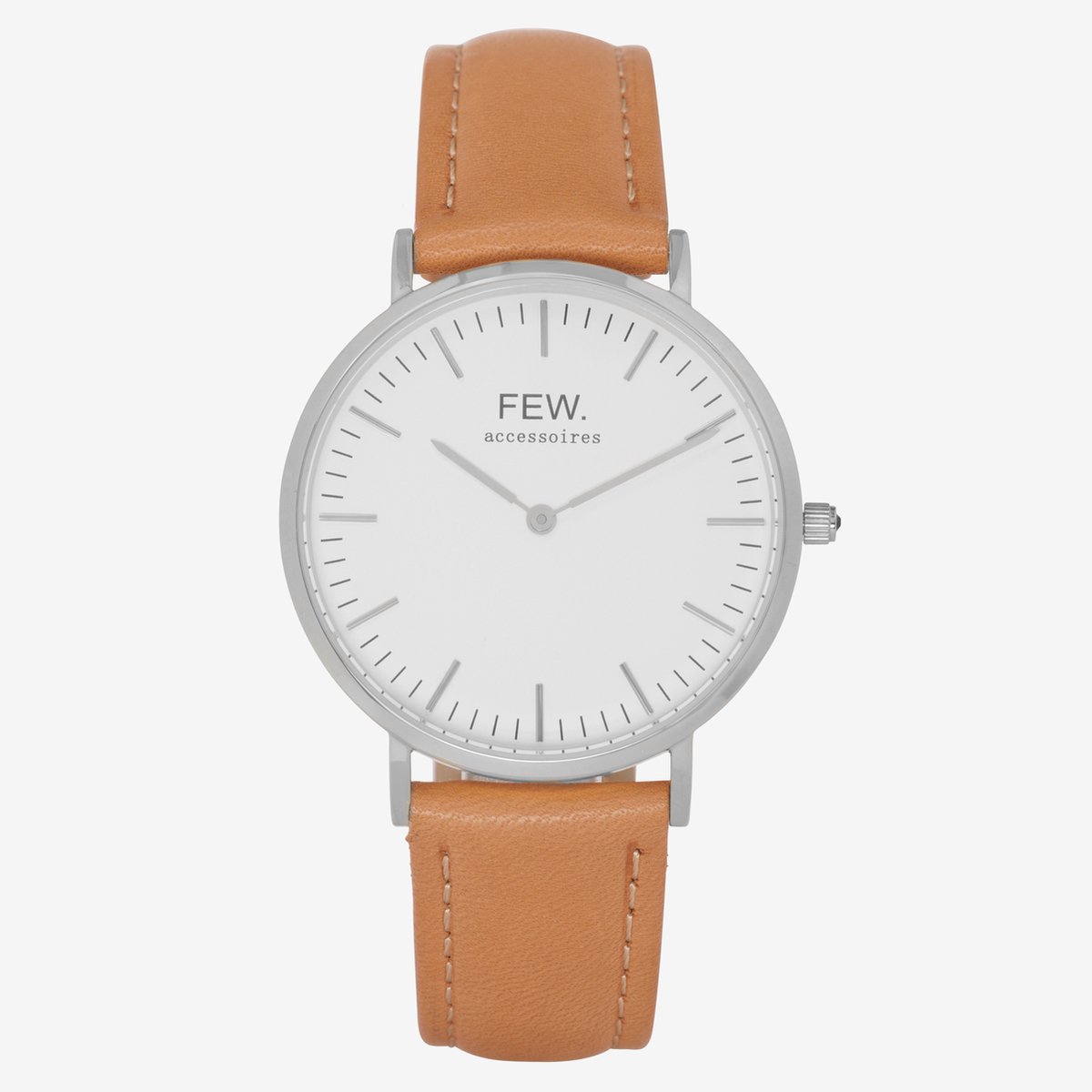 Bellezza Grande Silver Cognac Leather