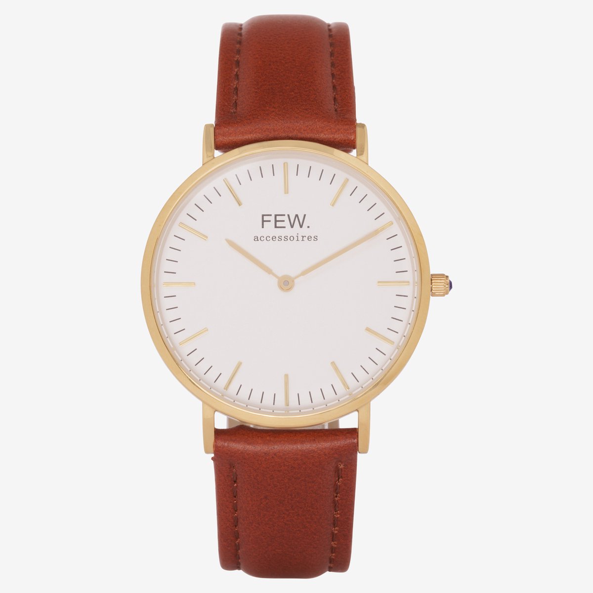 Bellezza Grande Gold Mahogany Leather