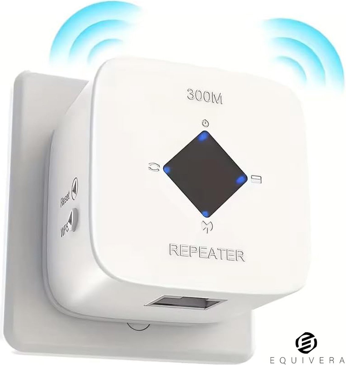 Equivera Wifiversterker Stopcontact - Wifi Versterker - Wifi Stopcontact - Stopcontact