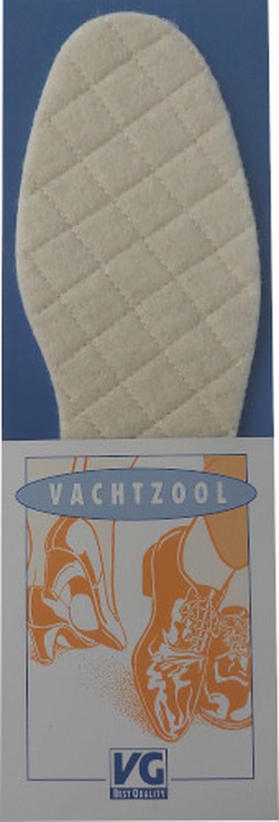 VG Wollen Vachtzool - Winter Inlegzool - Schaapswol - Tegen koude voeten - Warm en zacht - Maat 43/44