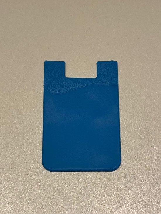 Pasjeshouder telefoon met plakstrip - bruin