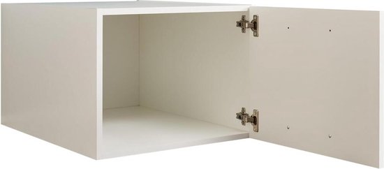 Meuble supérieur pour meuble de machine à laver Laundreezy | 50 x 68 x 38 cm | Blanc - Bega BBK - Meubles pour buanderie - Blanc - MDF - Meubles pour buanderie