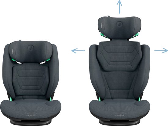 Maxi-Cosi RodiFix Pro2 i-Size Autostoeltje - Authentic Graphite - Vanaf ca. 3,5 jaar tot 12 jaar van Maxi-Cosi — afbeelding 3